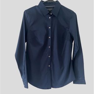 Banana Republic Navy button down Tailored shirt